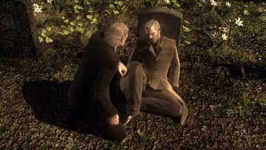 Metal Gear Solid 4 Solid Snake and Big Boss