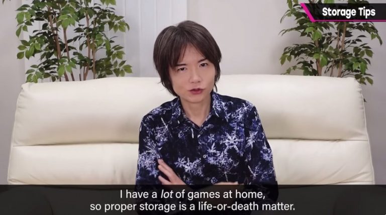 Masahiro Sakurai on video game storage