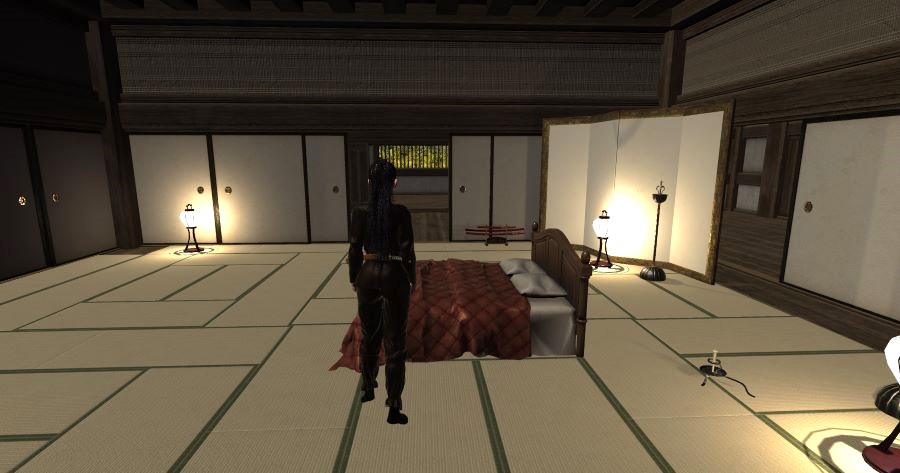 Oedoshigusa ninja stealth game bed