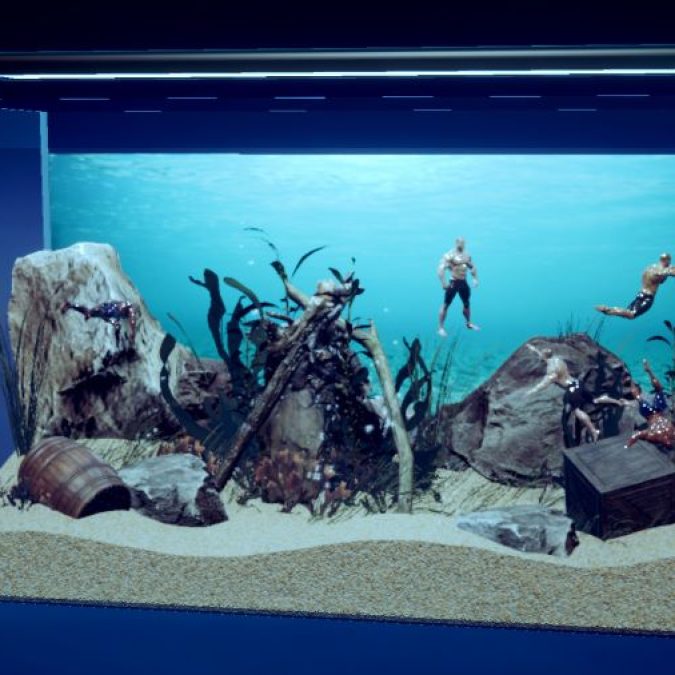 Raise aquatic macho dudes in this cozy aquarium sim - AUTOMATON WEST