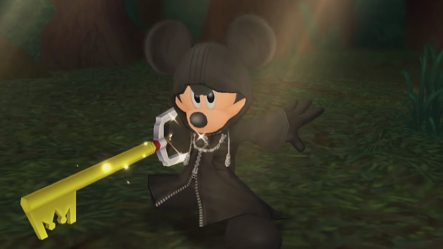 Kingdom Hearts Mickey Mouse with Keyblade and cape