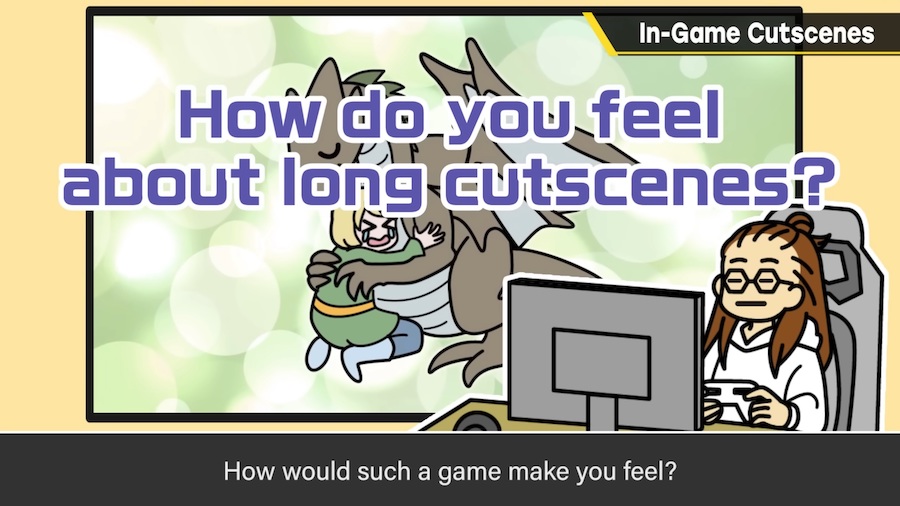 Masahiro Sakurai on Creating Games long cutscene cartoon