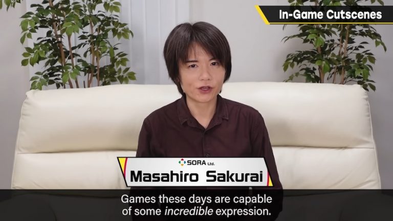 Masahiro Sakurai on cutscenes