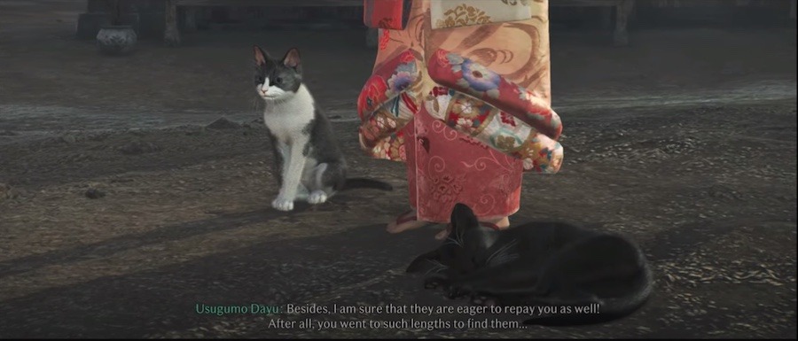 Rise of the Ronin Usugomo cats