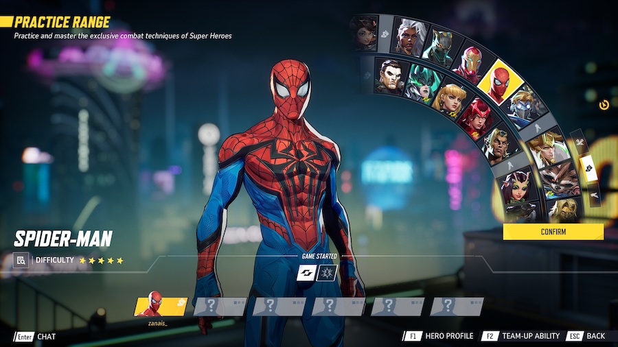 Marvel Rivals web swinging Spider-Man