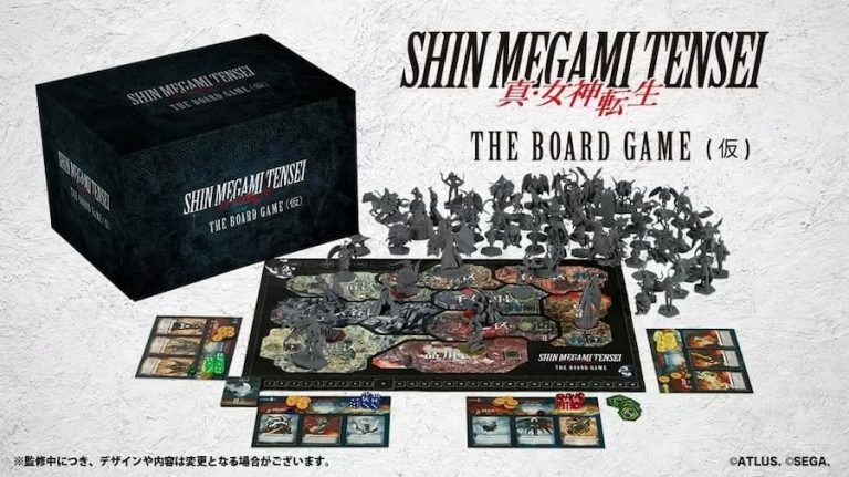 Shin Megami Tensei The Board Game image of the in-development version