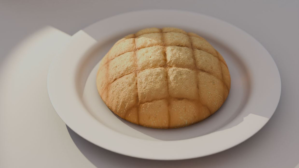 Melon Bread model by Monolith Soft