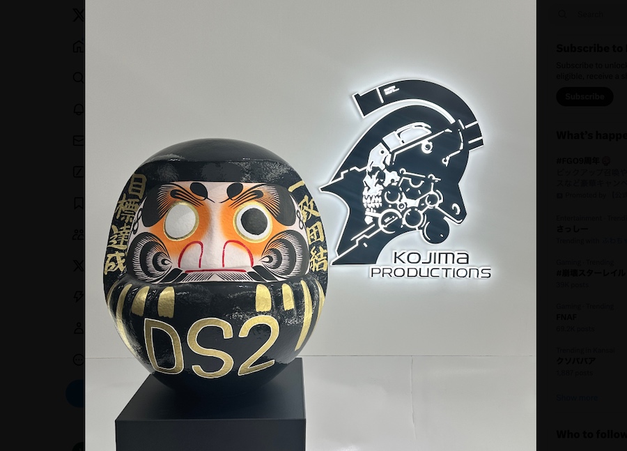 Death Stranding 2 daruma Kojima Productions