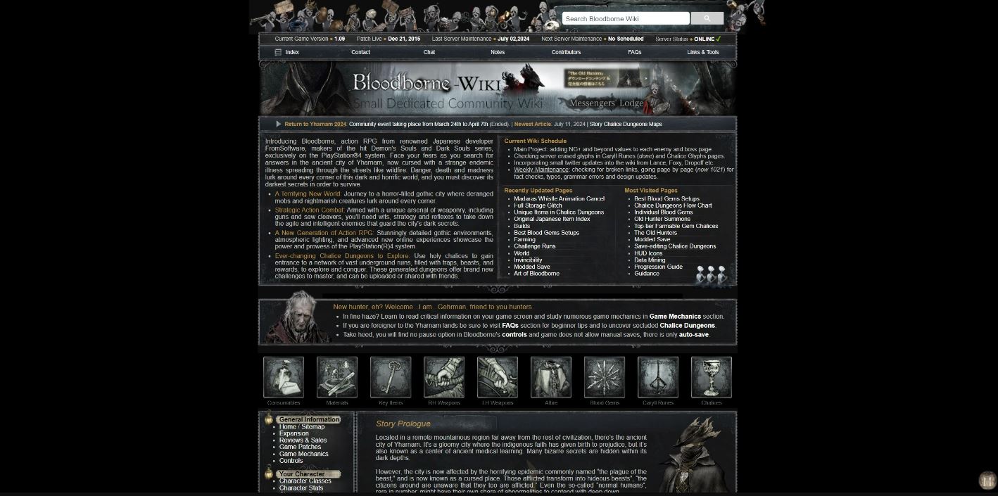 Bloodborne-Wiki is being managed by a single person 