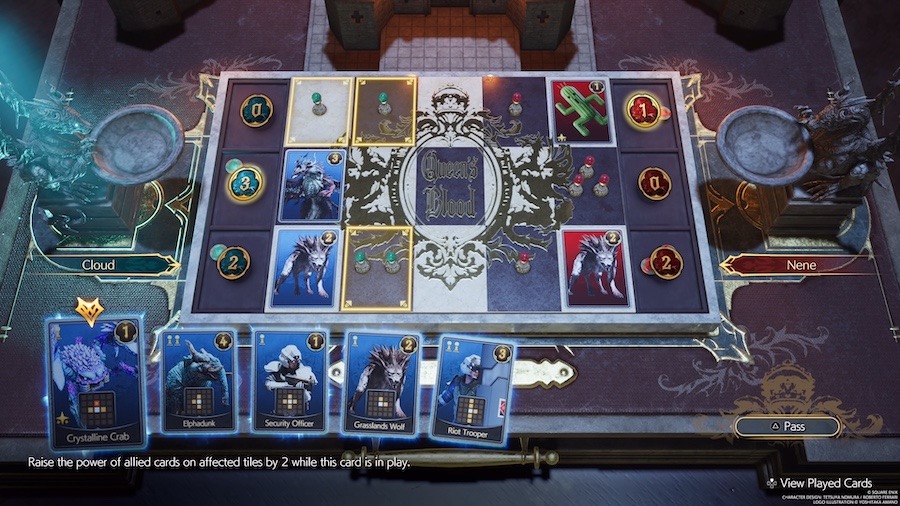 Final Fantasy VII Rebirth Queen's Blood card game