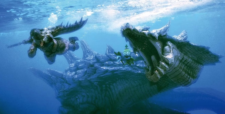 Monster hunter underwater combat in Monster Hunter Tri