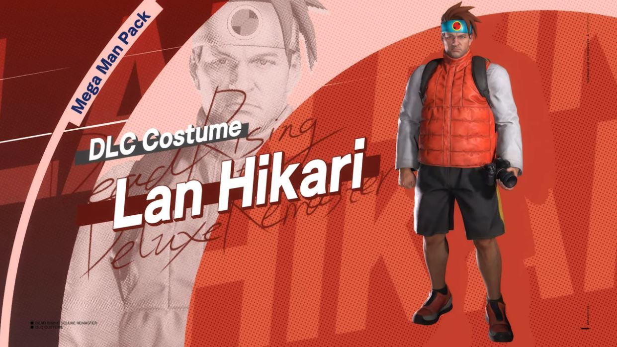 Frank West as Lan Hikari In Dead Rising Deluxe Remaster