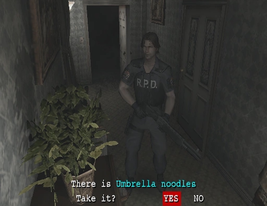 Umbrella Noodles in Resident Evil Outbreak