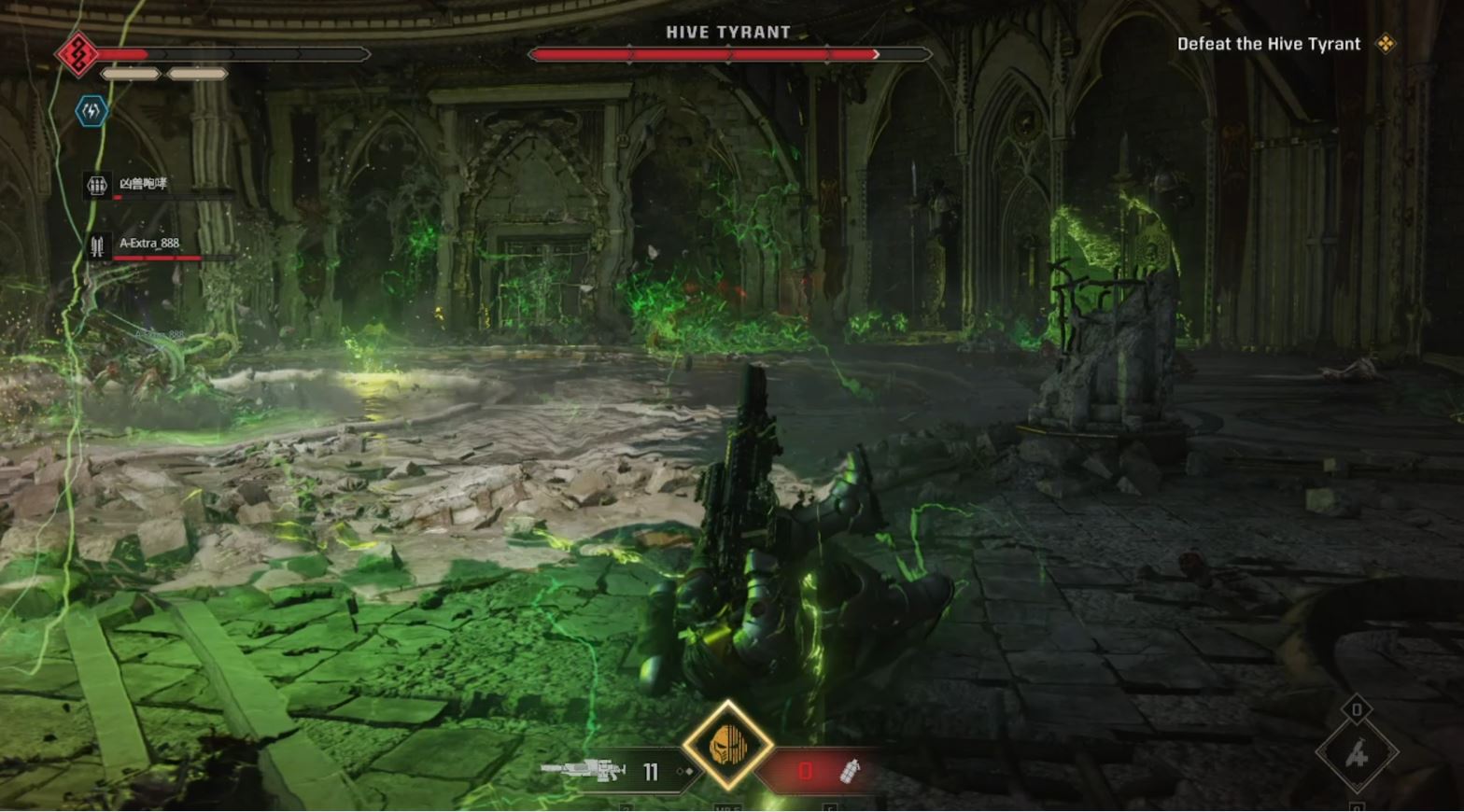 Hive Tyrant Green Area Strike