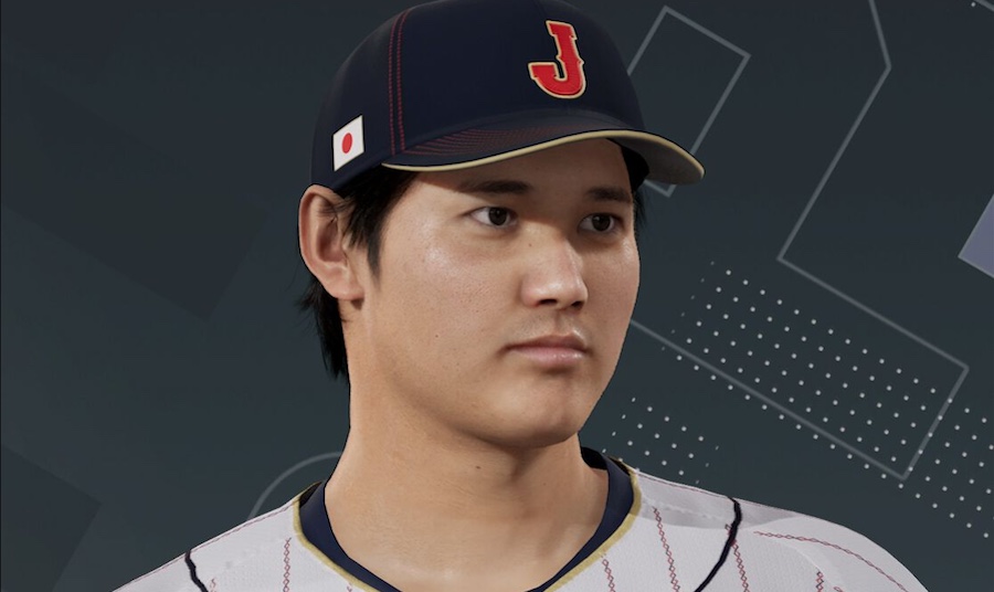 Shohei Ohtani in-game model in Professional Baseball Spirits 2024-2025