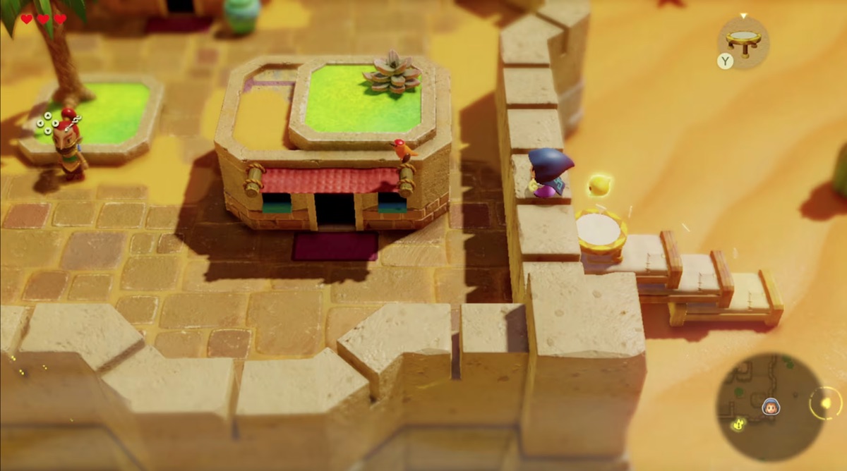 The Legend of Zelda Echoes of Wisdom top down perspective