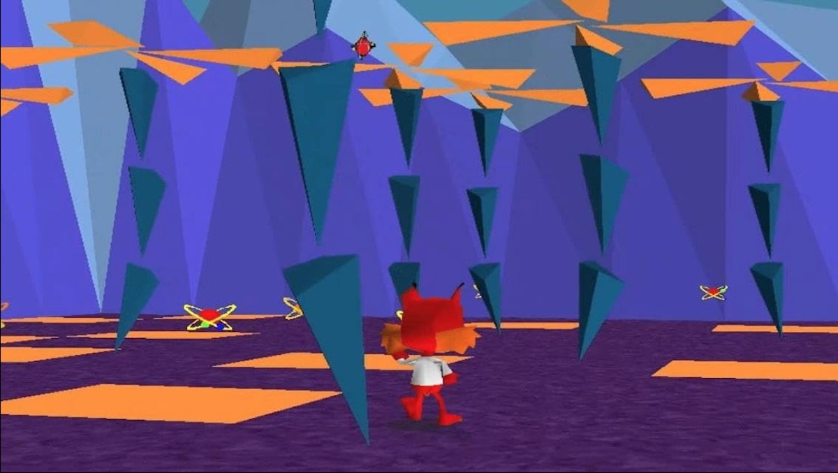 Bubsy 3D PS1 nightmare graphics