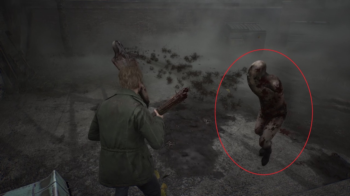 Lying Figure spit attack in Silent Hill 2 remake