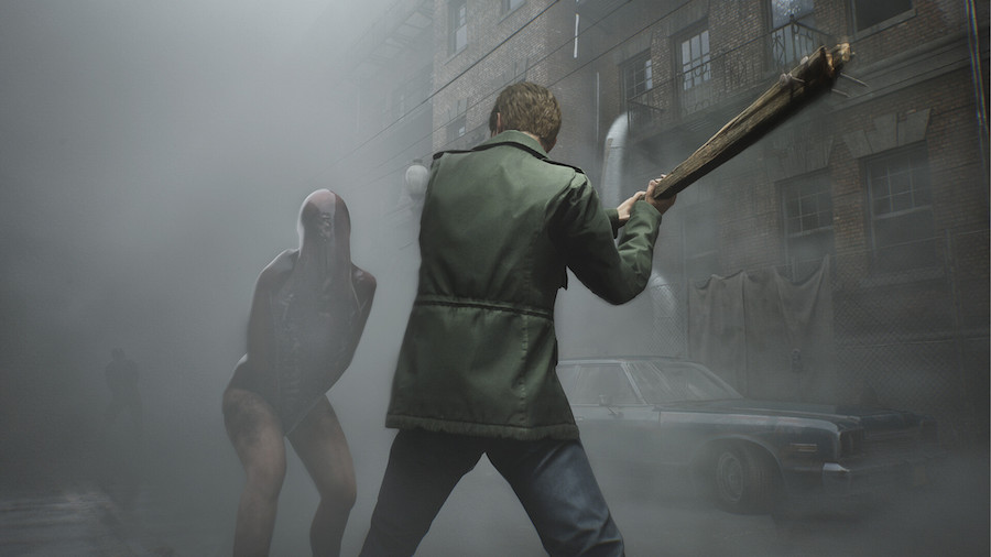 Silent Hill 2 Lying Figure how to beat the first enemy in the remake