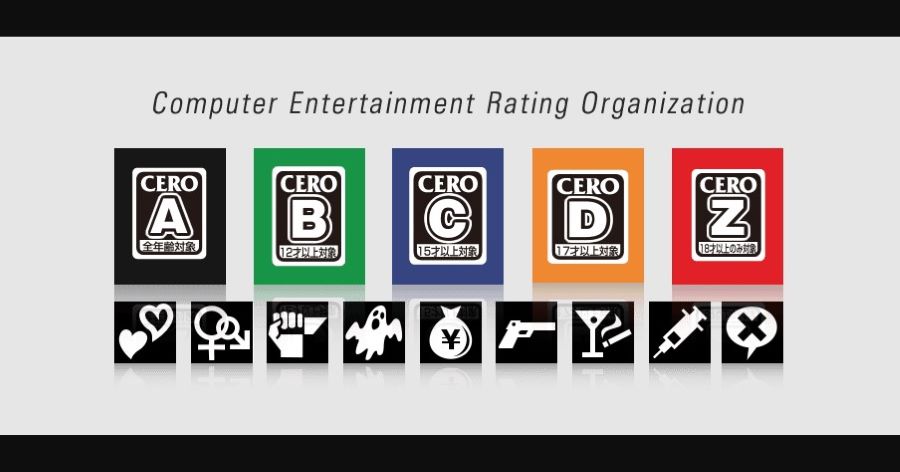 Japan video game age ratings system CERO