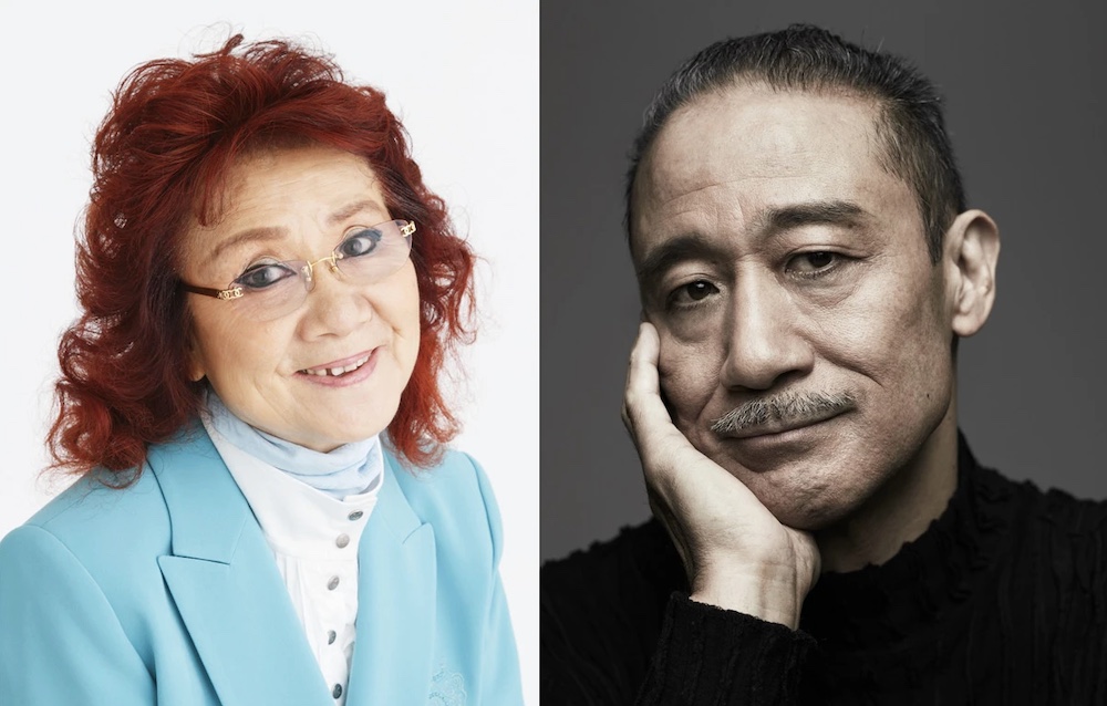 Japanese voice actors Masako Nozawa and Banjo Ginga