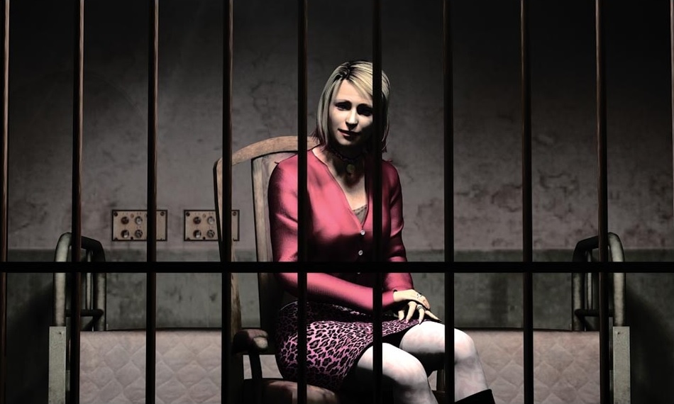 Maria in the original Silent Hill 2 on PS2