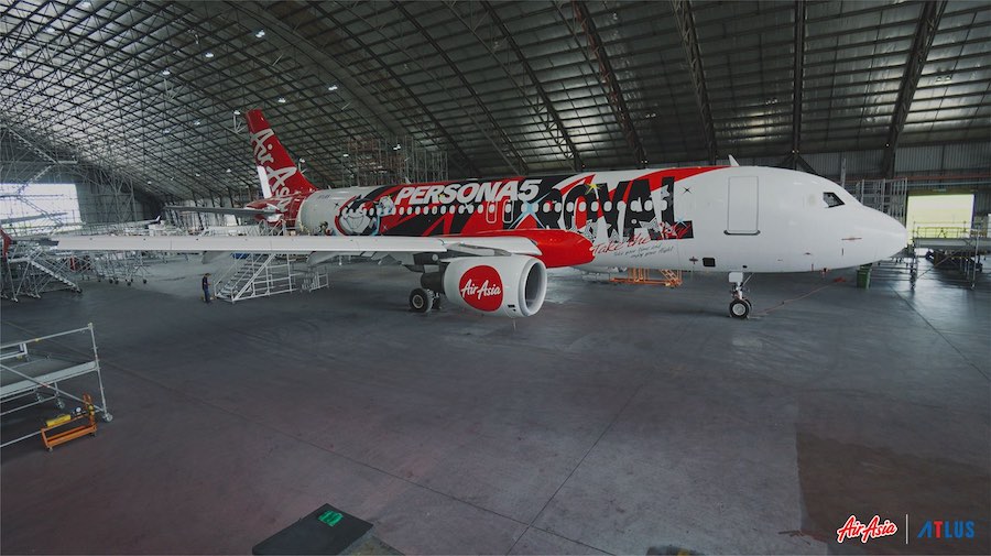 Persona 5 plane AirAsia, Sega and Atlus collaboration