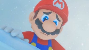 Mario looking sad