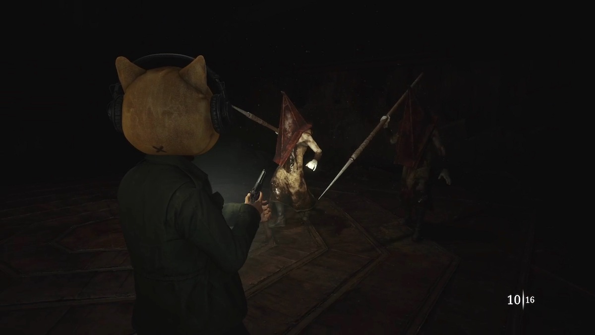 Silent Hill 2 remake Pyramid Heads crowd control