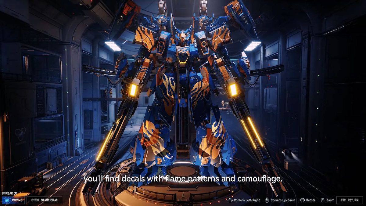 Mecha BREAK new decals in mech customization