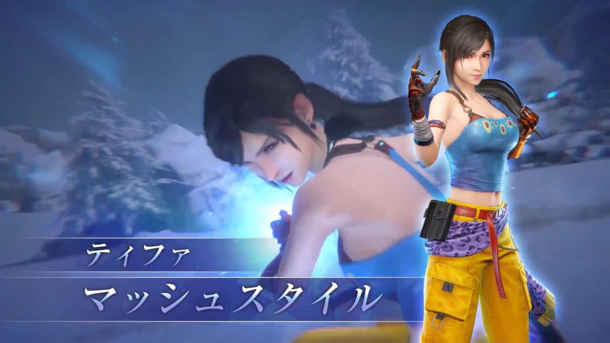 Final Fantasy VII Ever Crisis Final Fantasy VI collaboration Tifa Sabin outfit