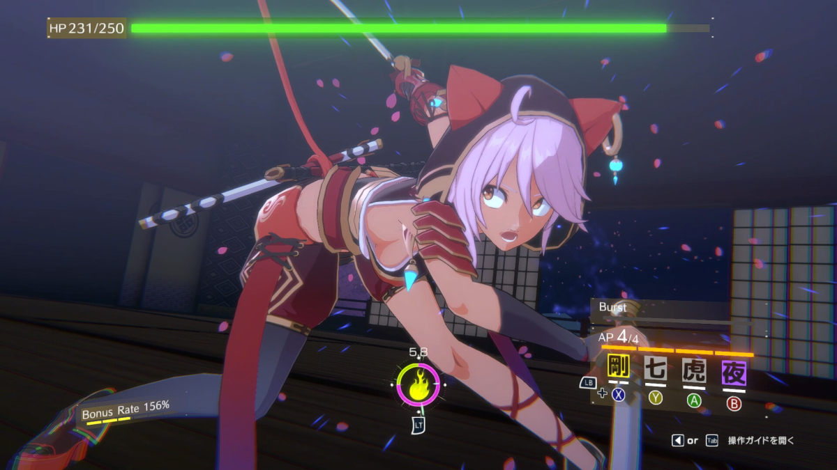 Eternal Palace Sakura 3D action game featuring catgirl Retla