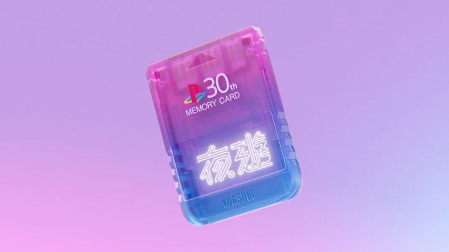 Yoasobi and PlayStation 30th Anniversary collaboration Project: Memory Card