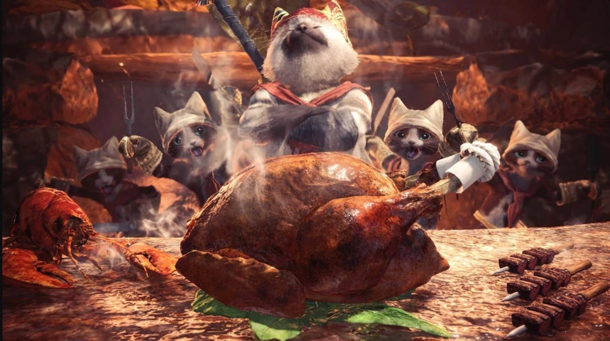 Meowscular Chef Monster Hunter World