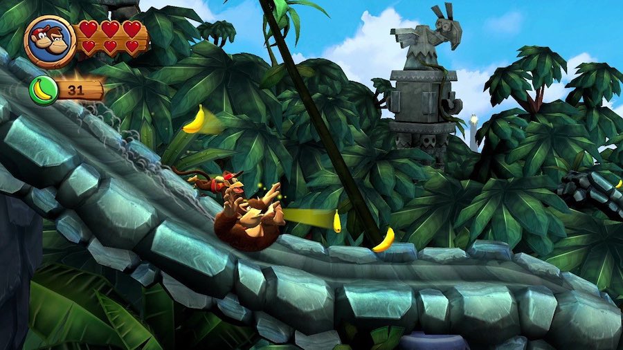 Donkey Kong Country Returns HD Switch release real banana Lawsons giveaway in Japan