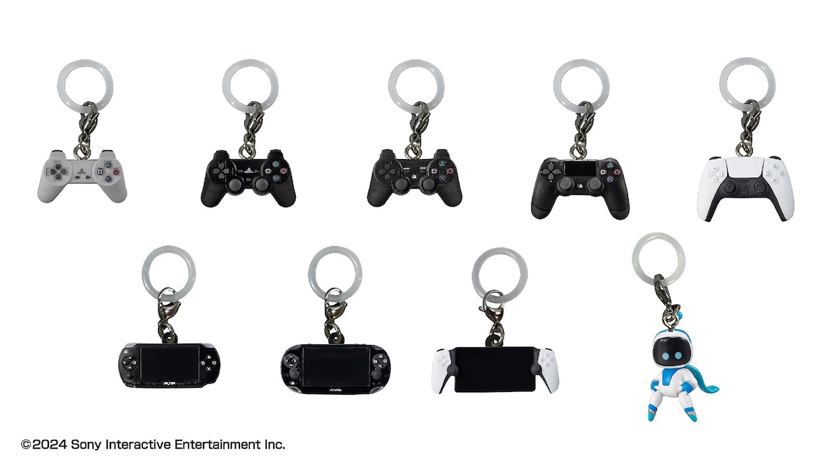 Sony PlayStation 30 anniversary mini controller capsule toys from Bandai Namco