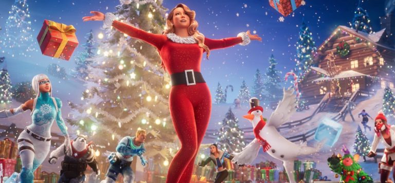 Fornite game Christmas 2024 event Mariah Carey