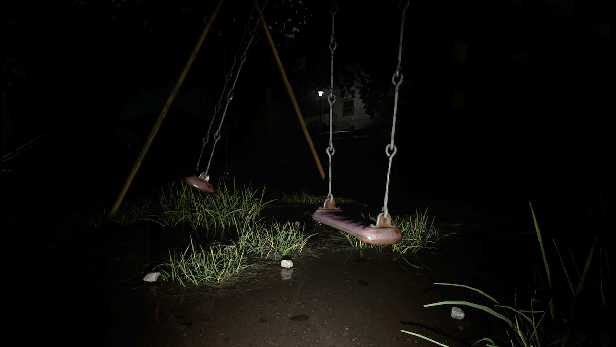 Chilla's Art Cursed Digicam creepy park swings