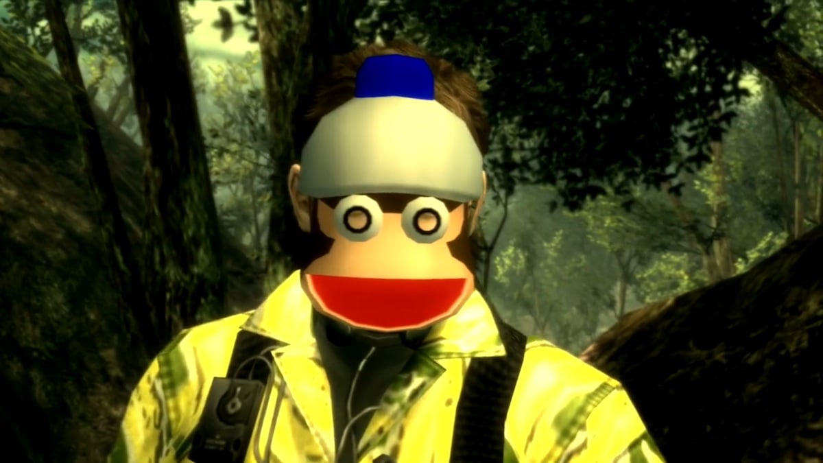 Metal Gear Solid 3 Snake Monkey Mask and Banana Camo