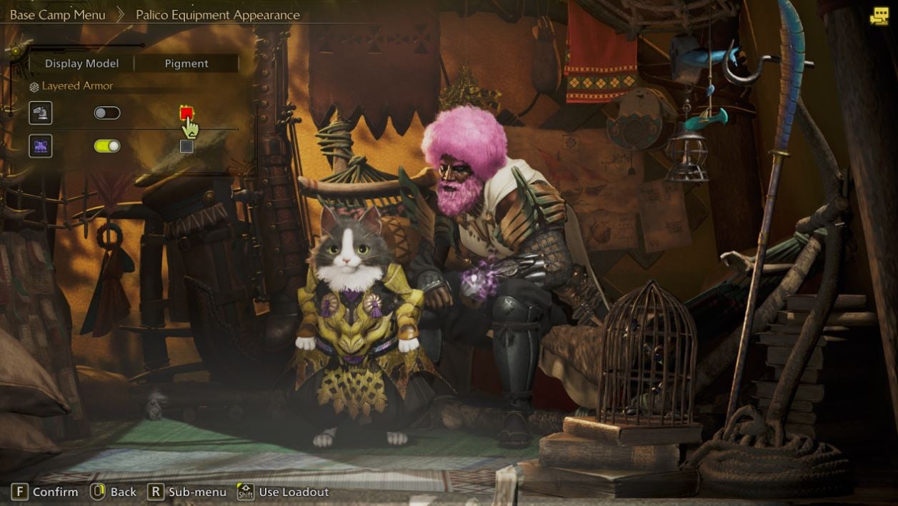 Monster Hunter Wilds Palico armor options