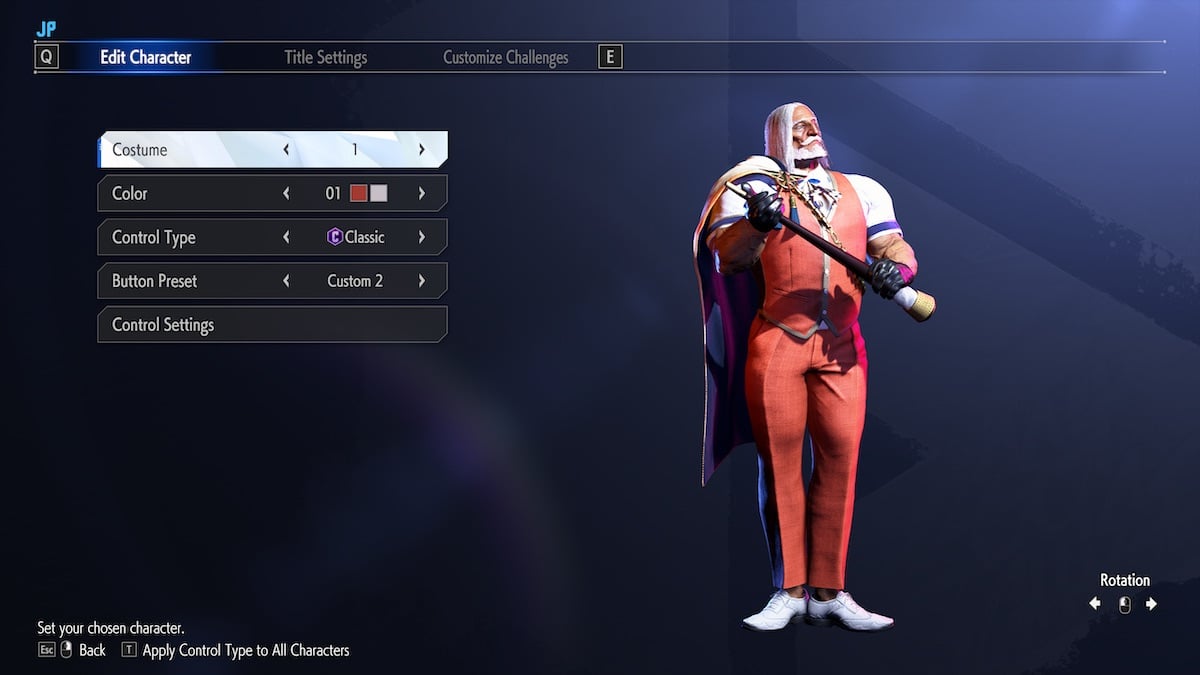 Street Fighter 6 JP default outfit 1