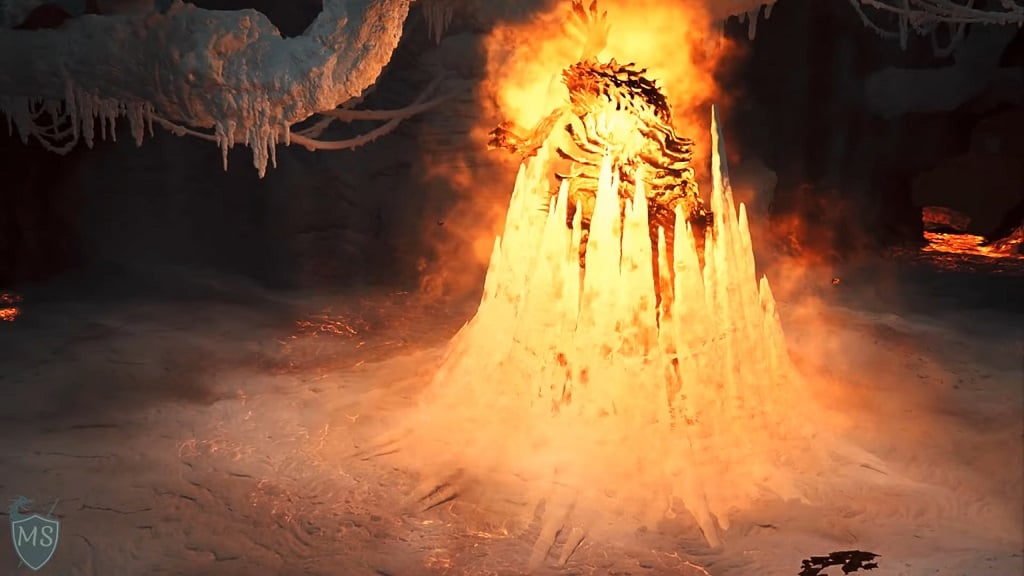 Jin Dahaad in lava area.