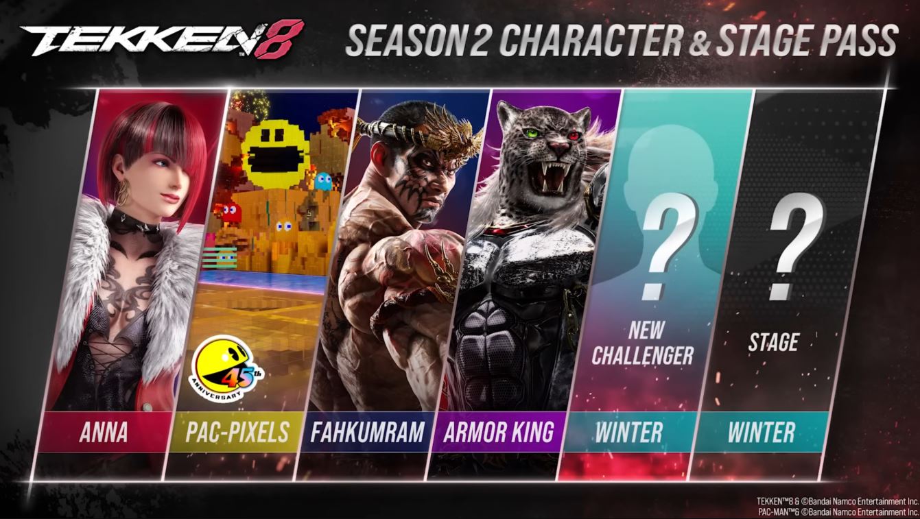 Tekken 8 Season 2 characters