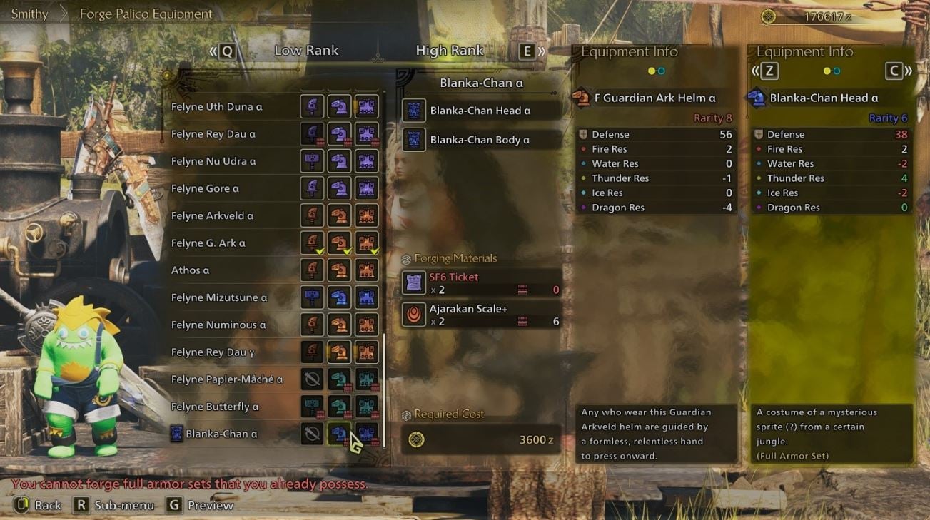 Monster Hunter Wilds Akuma armor sets