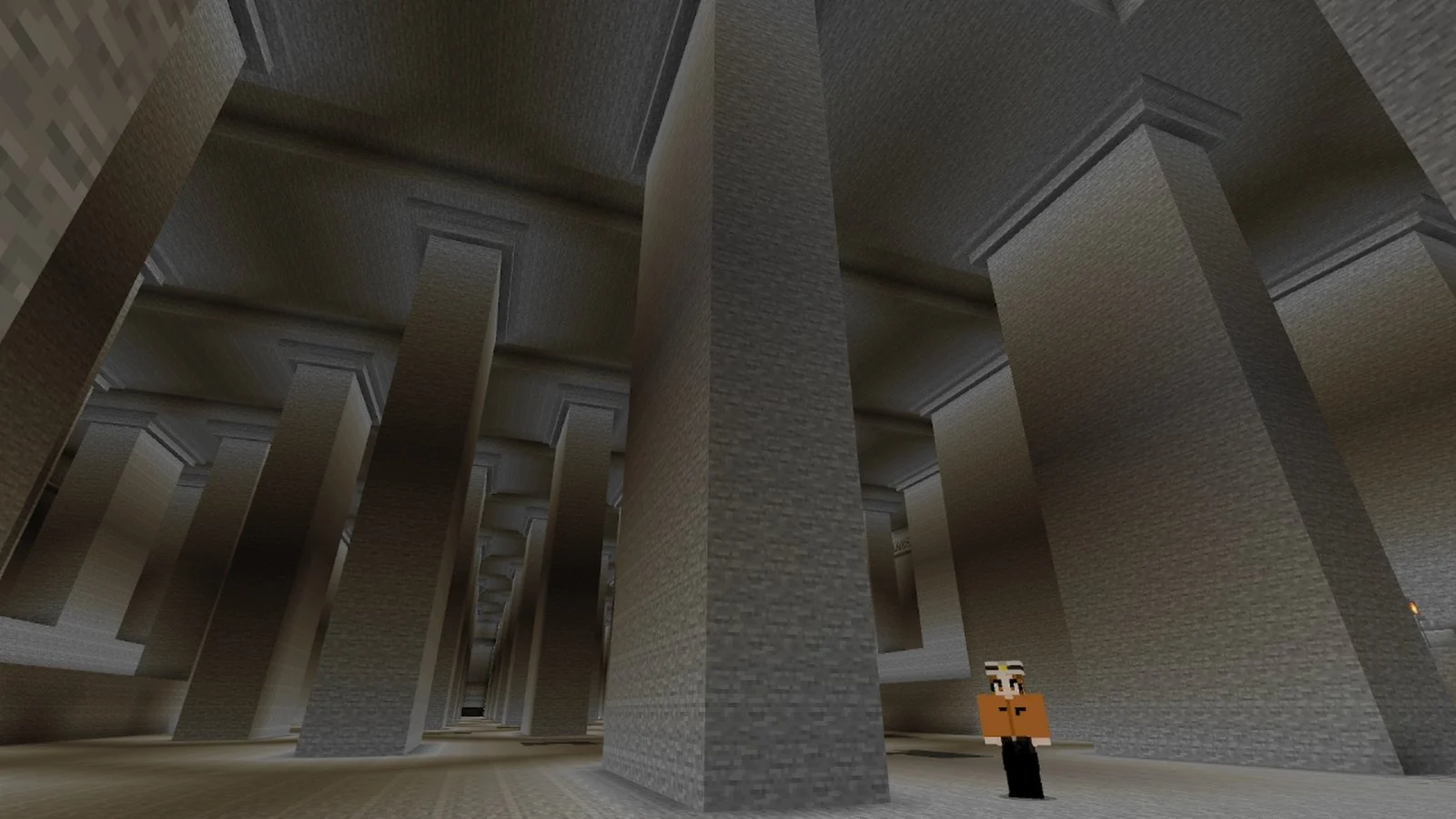 Minecraft G-Cans exhibit room
