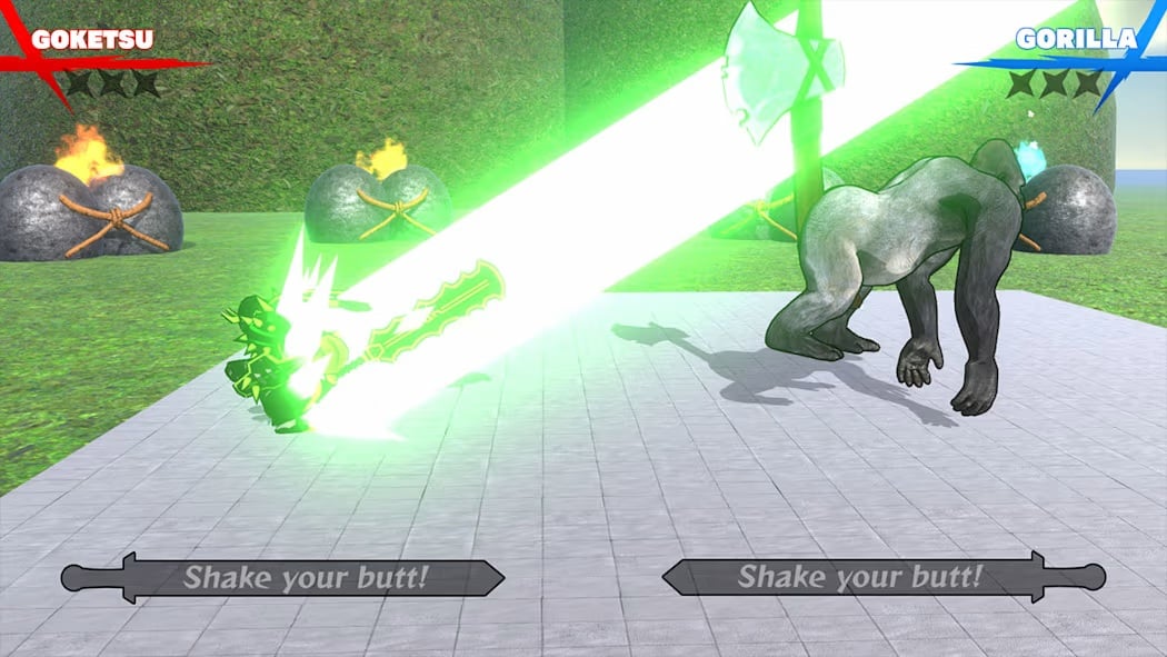 Ketsu Battler gameplay.