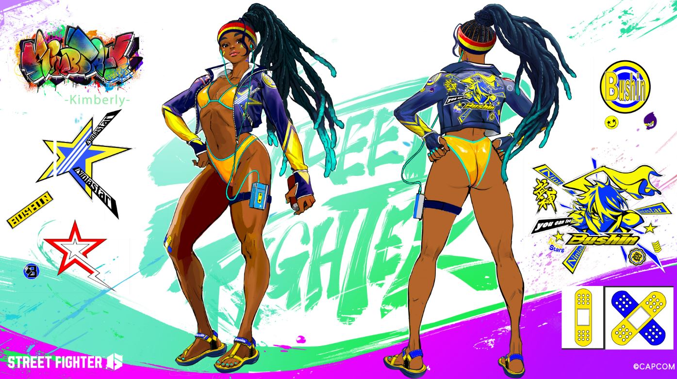 Street Fighter 6 Kimberly swimsuit