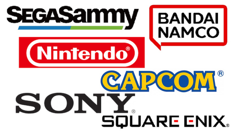 Japanese game company logos