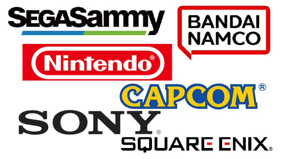 Japanese game company logos