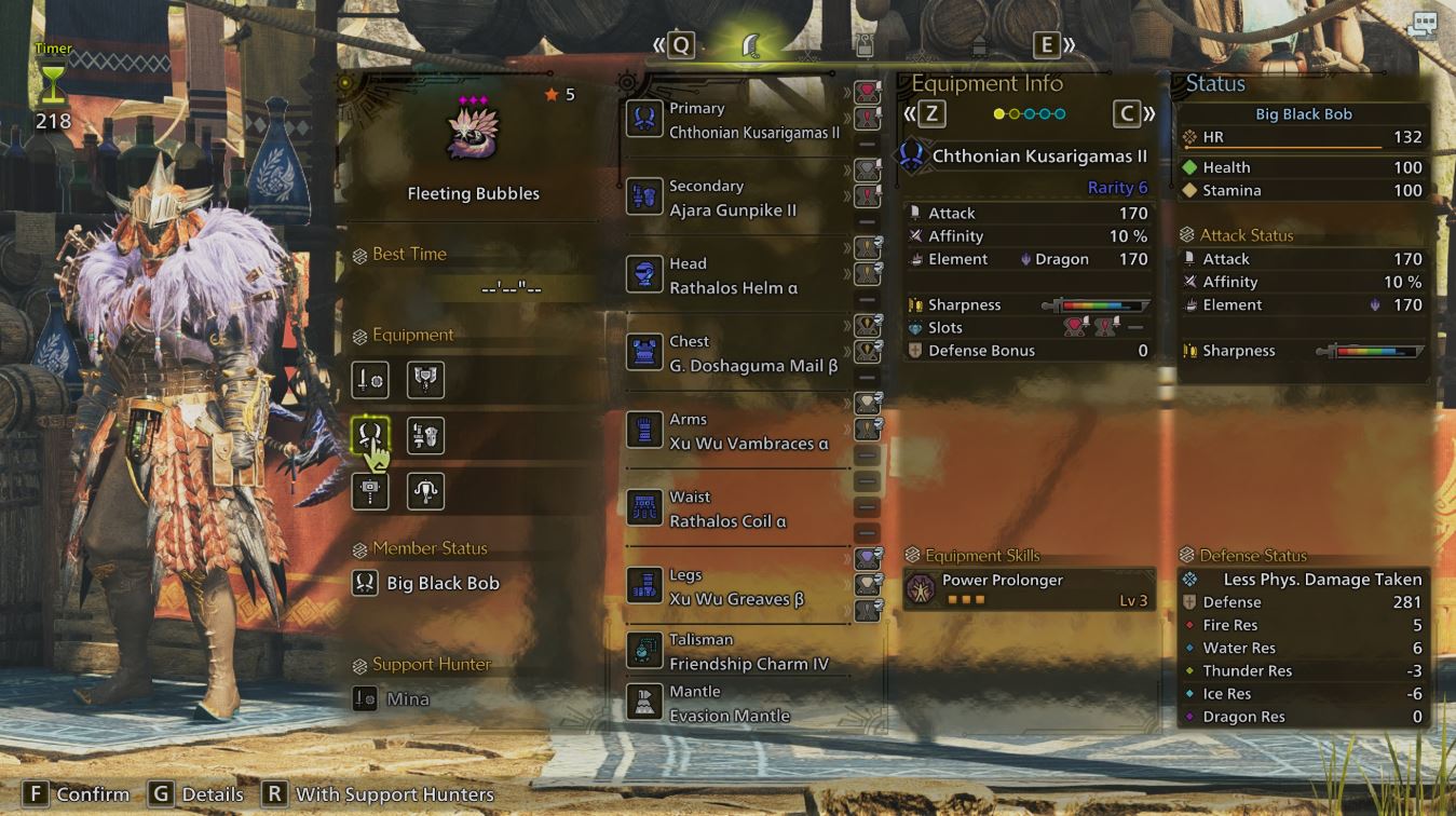 Fleeting Bubbles Set Loadout Dual Blades